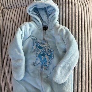 U.S. Polo Assn. Light Blue Kids Hoodie